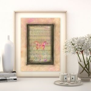 Original Butterfly Collage Art - Butterfly Collage 7